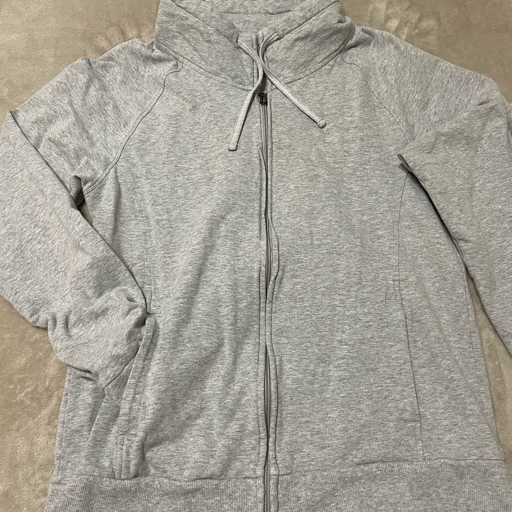 Champion Women's Light Gray Full-Zip Jacket